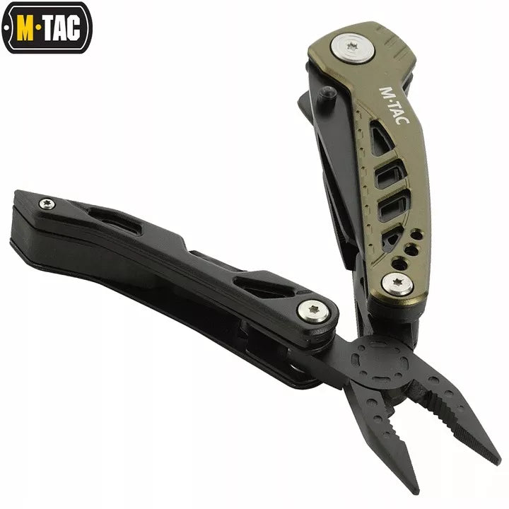 M-TAC daugiafunkcis įrankis MULTITOOL Type 2 Green/Black su dėklu
