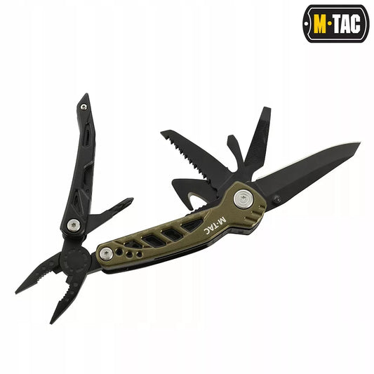 M-TAC daugiafunkcis įrankis MULTITOOL Type 2 Green/Black su dėklu