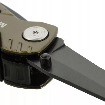 M-TAC daugiafunkcis įrankis MULTITOOL Type 2 Green/Black su dėklu