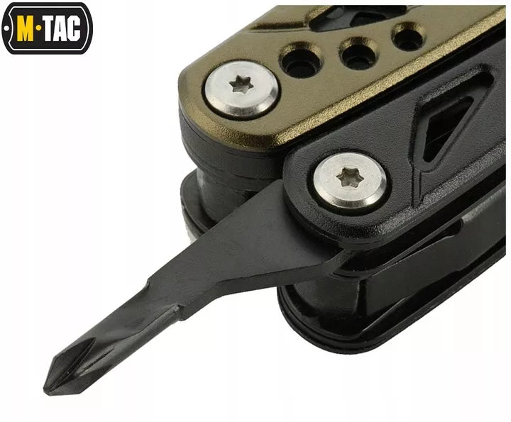 M-TAC daugiafunkcis įrankis MULTITOOL Type 2 Green/Black su dėklu