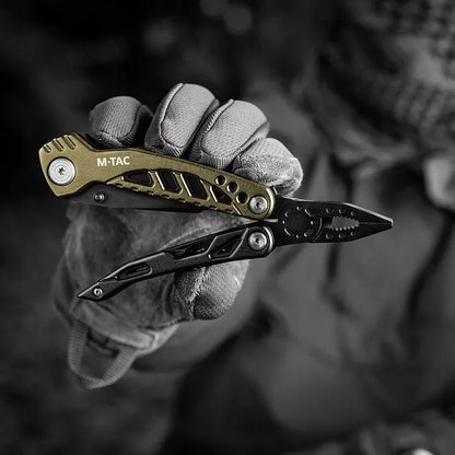M-TAC daugiafunkcis įrankis MULTITOOL Type 2 Green/Black su dėklu