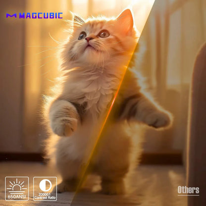 „Magcubic L018“ išmanusis LED projektorius, „Full HD 1080p“, palaiko 4K, „Android“, „Wi-Fi“, „Bluetooth“ garsiakalbis, 2025