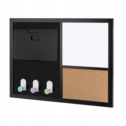 Magnetinė sausai nuvaloma lenta 60x45 biurui organizatorius