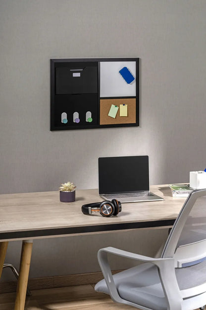 Magnetinė sausai nuvaloma lenta 60x45 biurui organizatorius