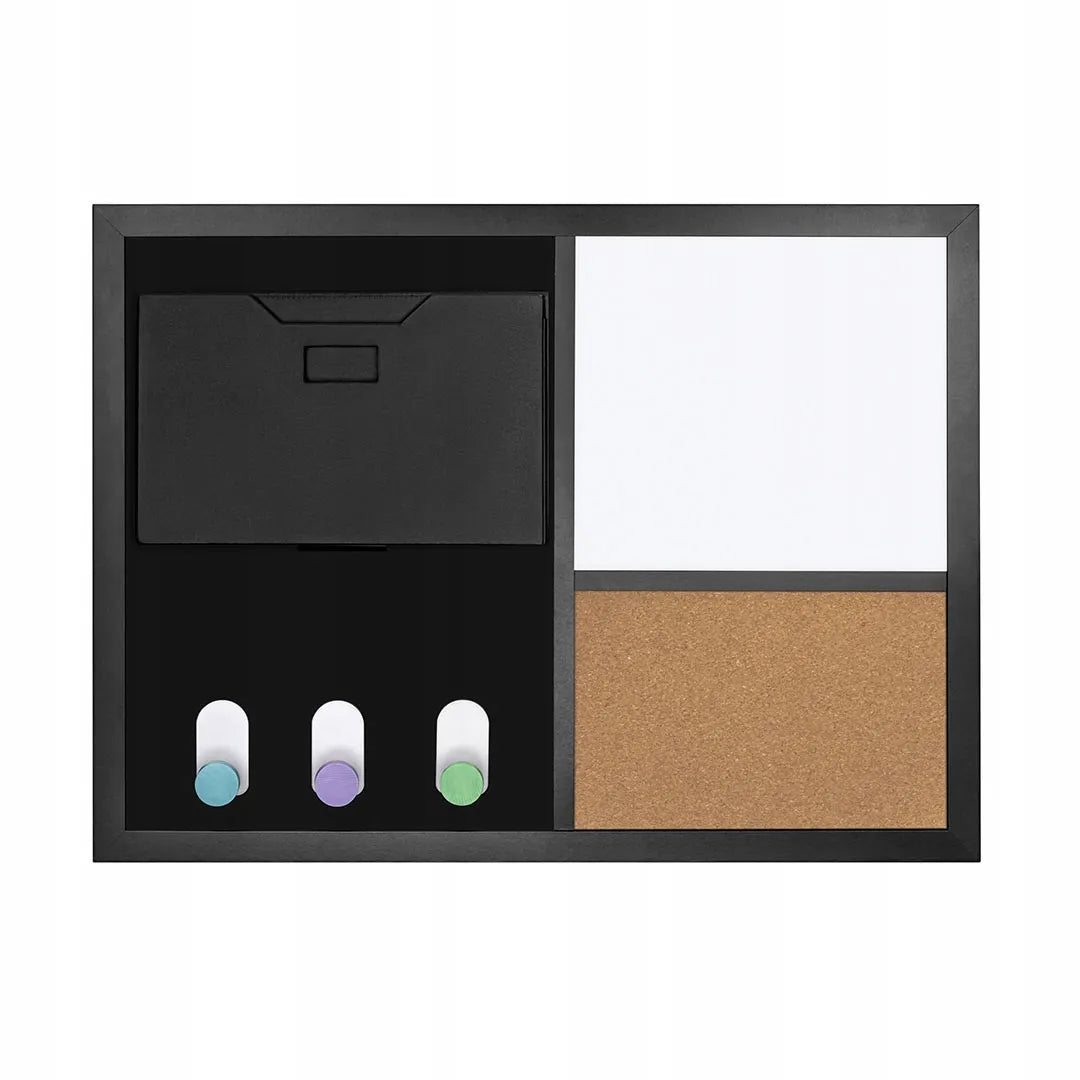 Magnetinė sausai nuvaloma lenta 60x45 biurui organizatorius