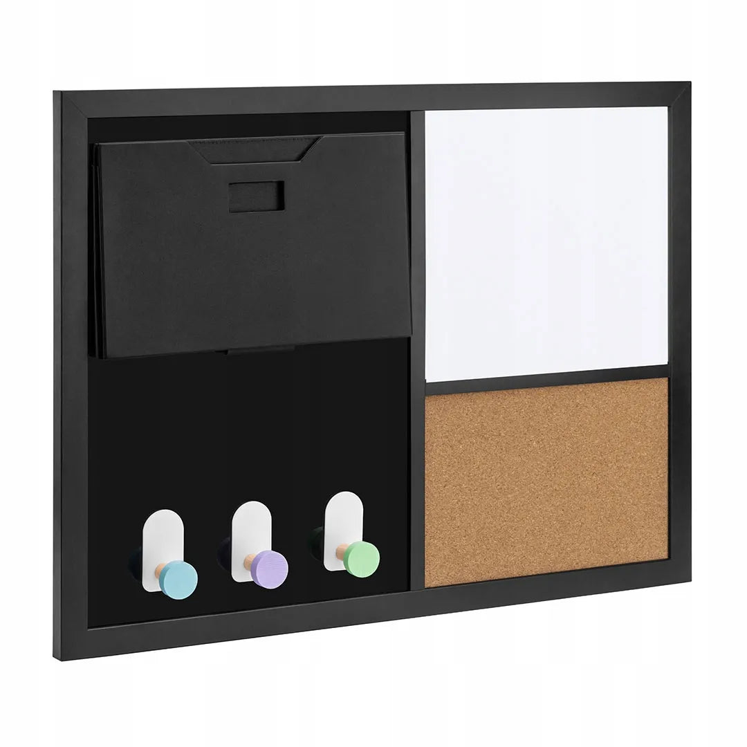 Magnetinė sausai nuvaloma lenta 60x45 biurui organizatorius