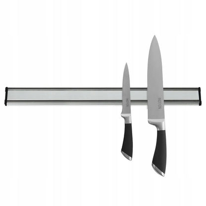 Magnetinė virtuvės juosta peiliams ir įrankiams, ilga, metalinė, 47,5 cm