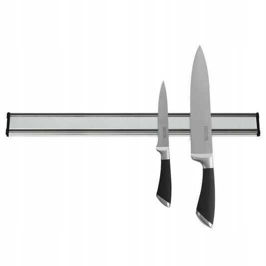 Magnetinė virtuvės juosta peiliams ir įrankiams, ilga, metalinė, 47,5 cm
