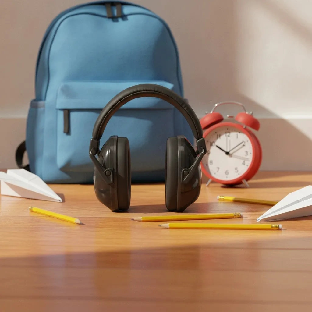 „Magros KIDS KM-2“ apsauginės triukšmą slopinančios ausinės vaikams nuo 3 metų, juodos