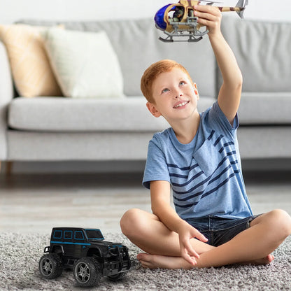 MalPlay RC SWAT visureigis su nuotolinio valdymo pulteliu ir USB įkrovimu