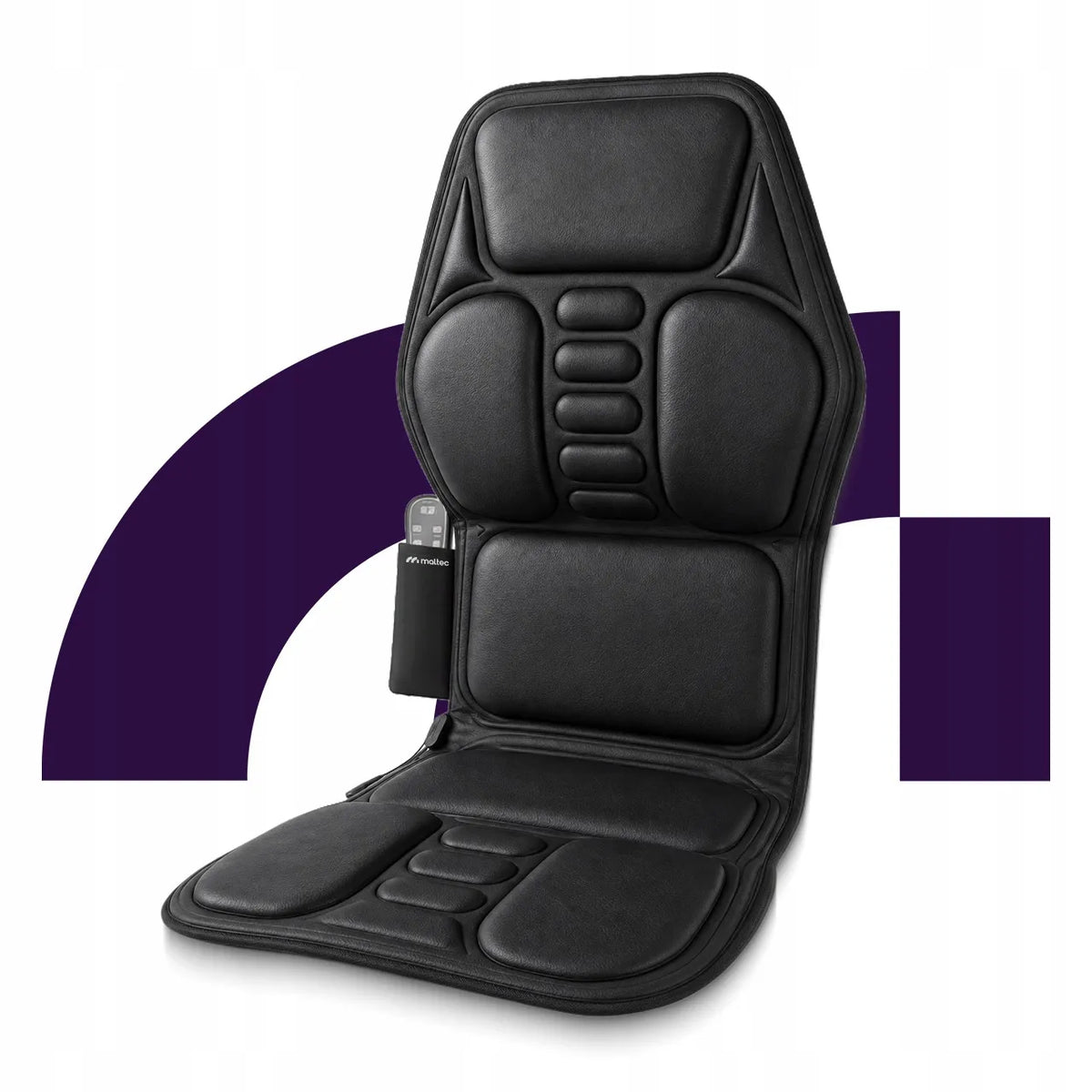MalTec SeatVibe Lux vibruojantis masažo kilimėlis su šildymo funkcija, 113 × 48 cm