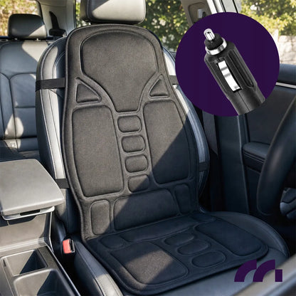 MalTec SeatVibe šildomas vibruojantis masažo kilimėlis kėdei ir automobilio sėdynei