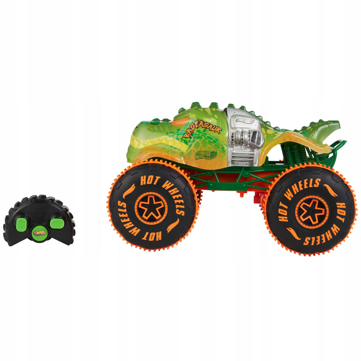 „Mattel Hot Wheels Monster Truck R/C Rageasaur“ 1:15 nuotoliniu būdu valdomas automobilis