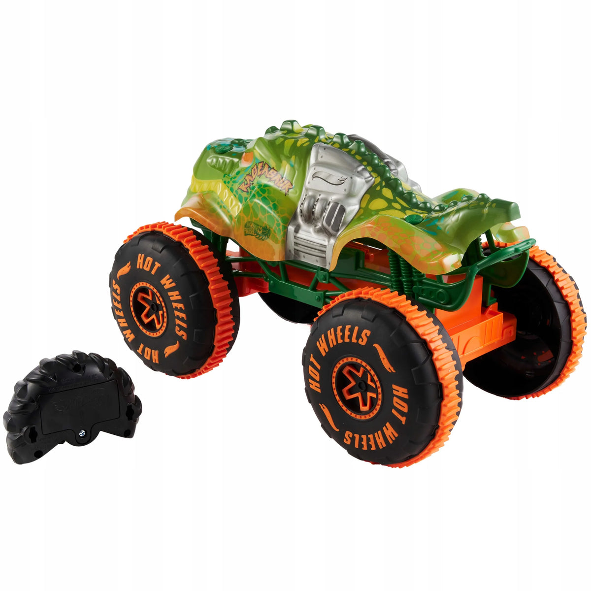 „Mattel Hot Wheels Monster Truck R/C Rageasaur“ 1:15 nuotoliniu būdu valdomas automobilis
