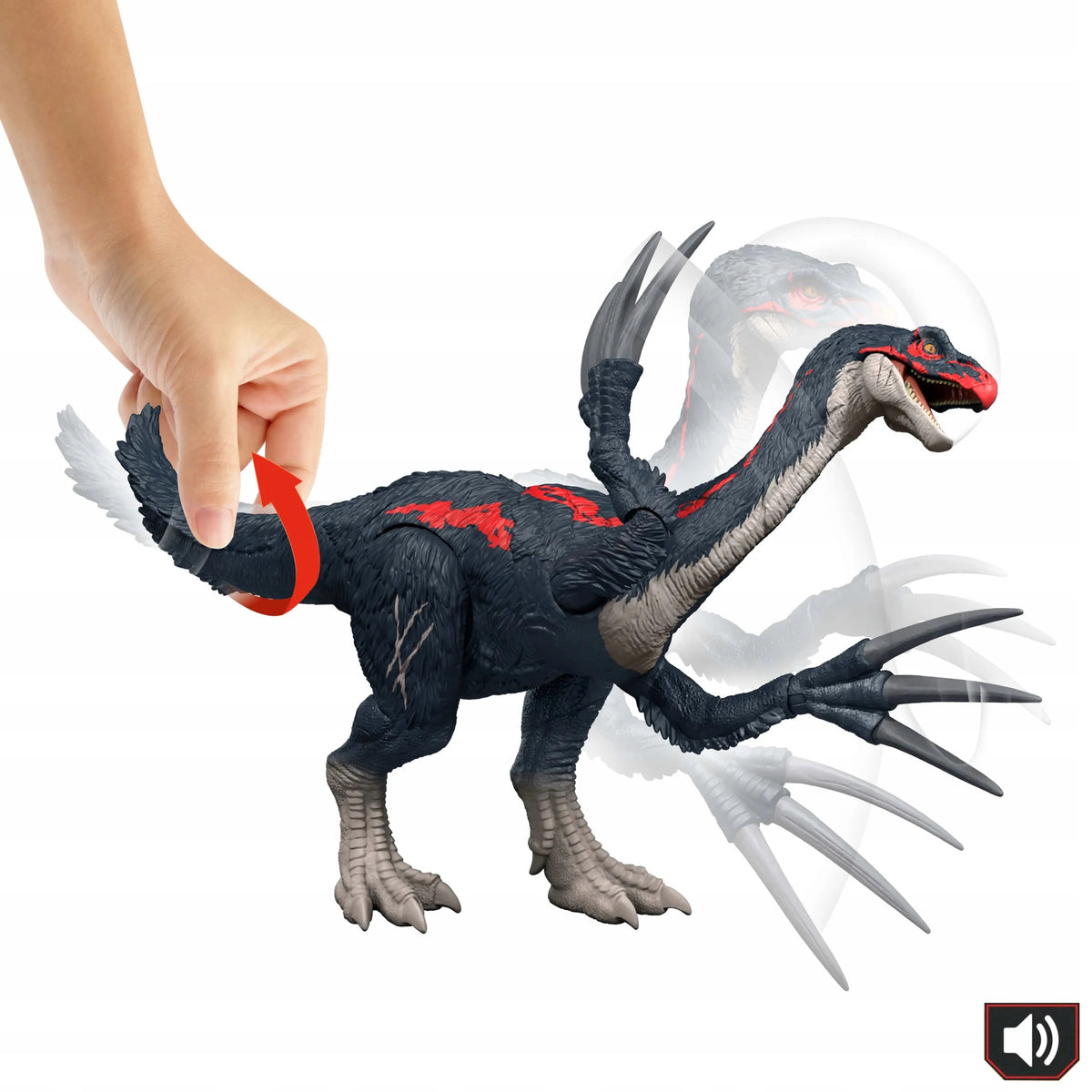 „Mattel“ interaktyvi Therizinozauro veiksmo figūrėlė, 35 cm