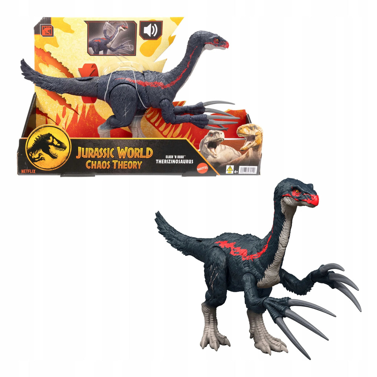 „Mattel“ interaktyvi Therizinozauro veiksmo figūrėlė, 35 cm