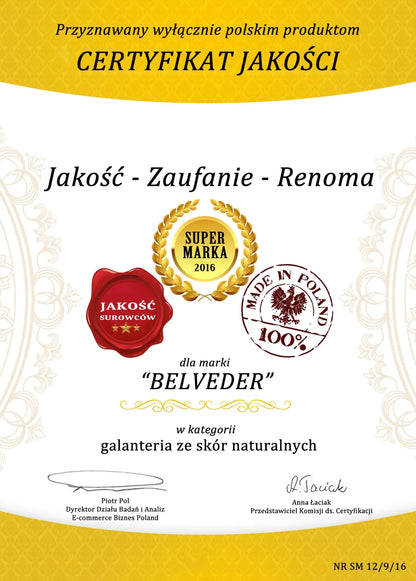 Maža odinė vintažinė peties rankinė Belveder