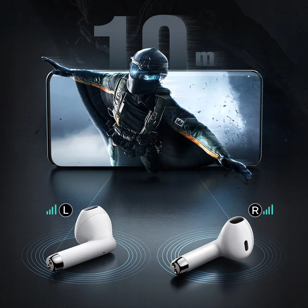 „Mcdodo Earbuds Lite“ belaidės į ausis įstatomos ausinės, „Bluetooth 5.3“, su mikrofonu, baltos