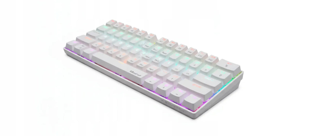 Mechaninė žaidimų klaviatūra KB61, RGB, 60 %, „Blue Switch“, laidinė