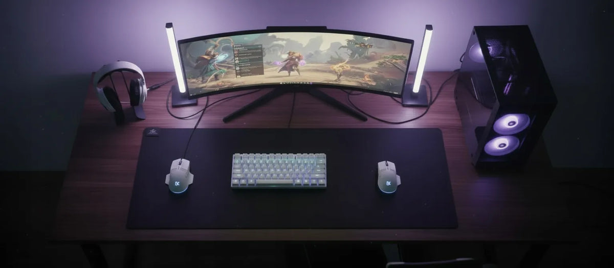 Mechaninė žaidimų klaviatūra KB61, RGB, 60 %, „Blue Switch“, laidinė