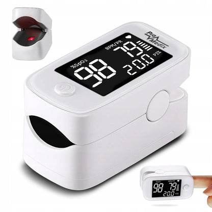 Medicininis pirštinis pulsometras, LED HD