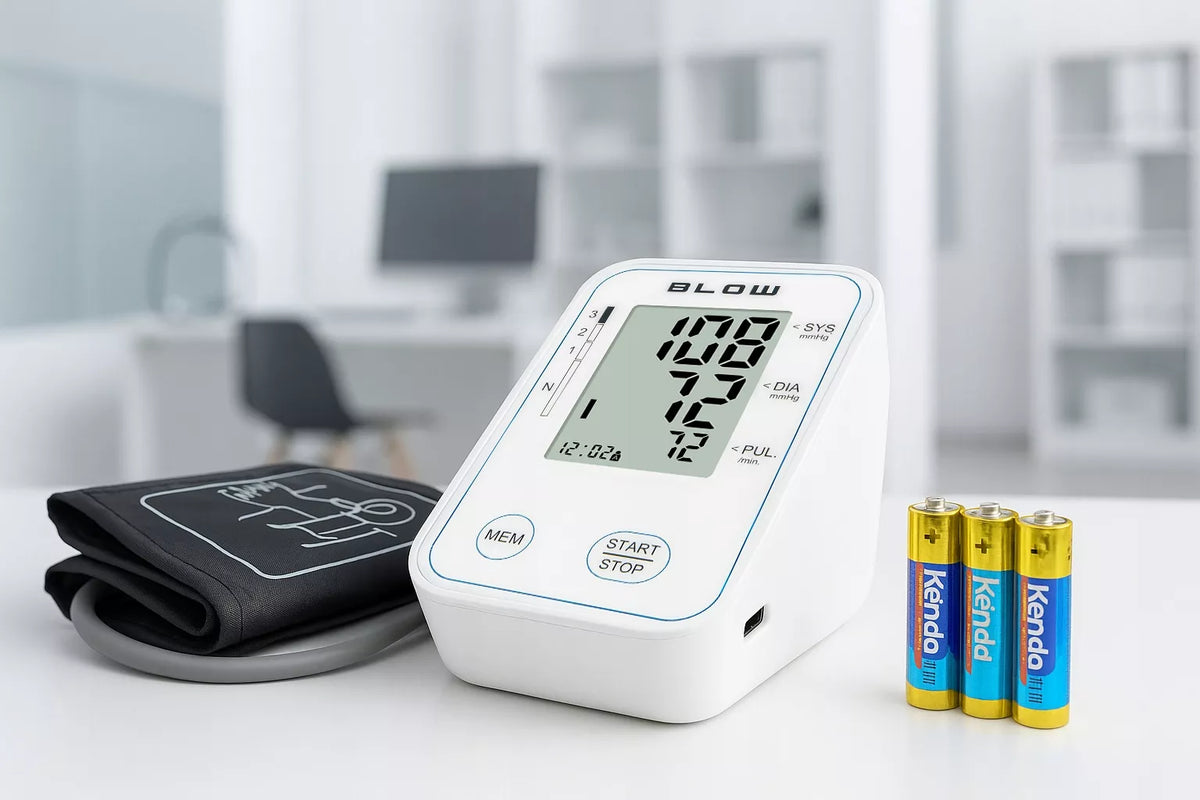 Medicininis žastinis kraujospūdžio matuoklis, aritmijos aptikimas, maitinimo adapteris, atmintis, didelis ekranas
