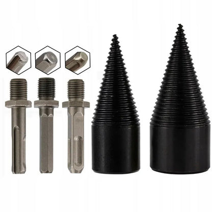 Medienos skaldymo grąžtai, 2 vnt., 38–42 mm