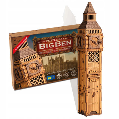 Medinė 3D dėlionė „Big Ben“ – edukacinis žaidimas ir konstravimo rinkinys
