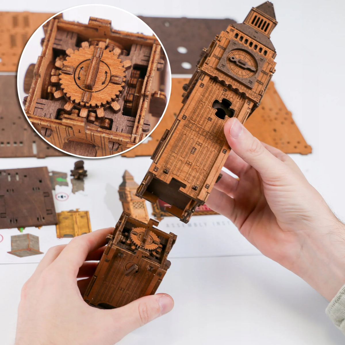 Medinė 3D dėlionė „Big Ben“ – edukacinis žaidimas ir konstravimo rinkinys