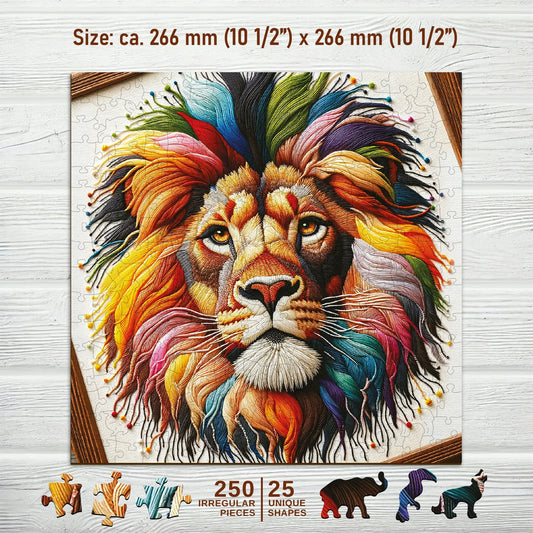 Medinė dėlionė „Liūtas Karalius“ 250 detalių