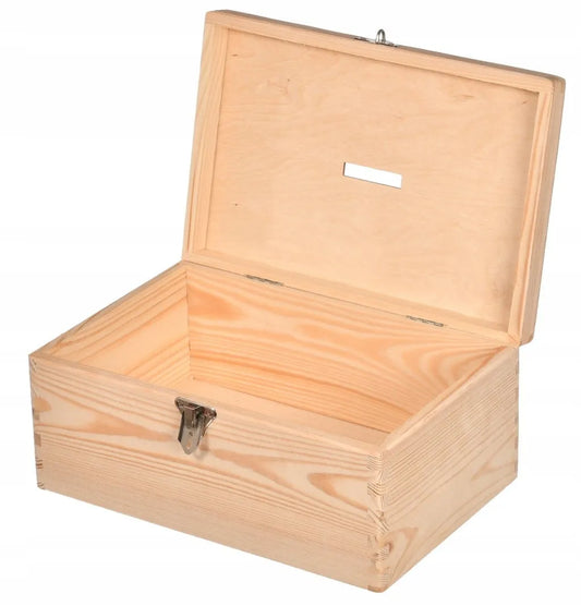 MEDINĖ TAUPYKLE SU PAKABINAMA SPYNA 30x20x13