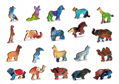 Medinis „WoodenCity“ dėlionių rinkinys „Mystic Fox“, 250 detalių