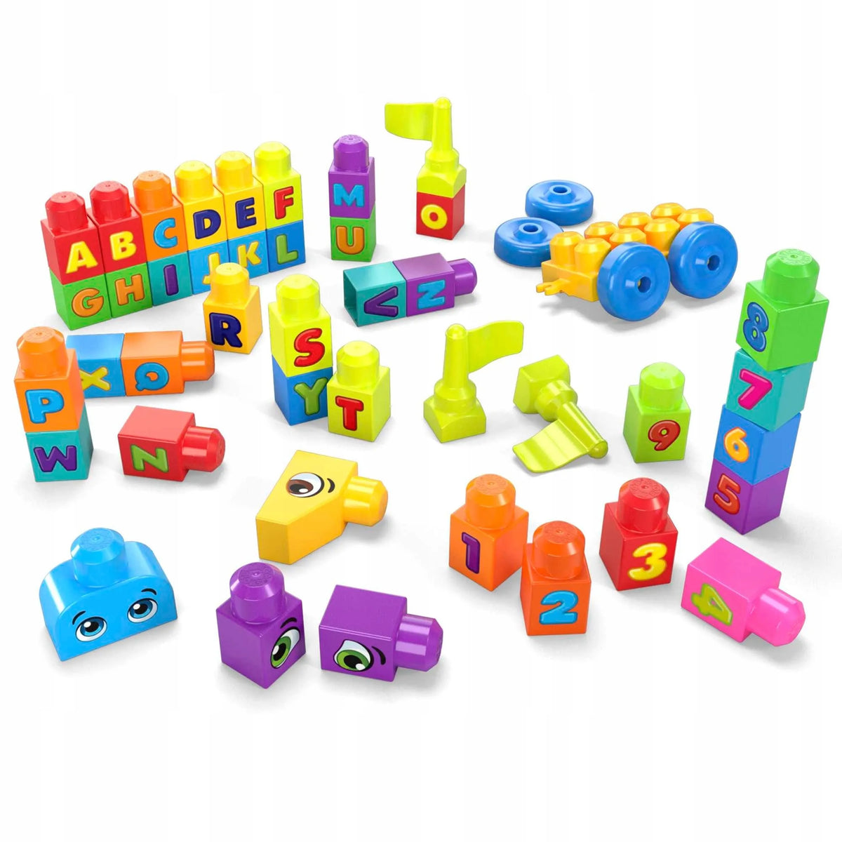 MEGA BLOKS kaladėlių rinkinys, 300 didelių kaladėlių maiše, nuo 12 mėn.
