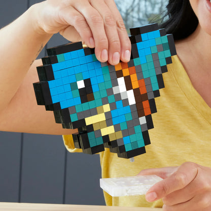 MEGA CONSTRUX kaladėlių rinkinys 367 el. POKEMON SQUIRTLE PIXEL ART
