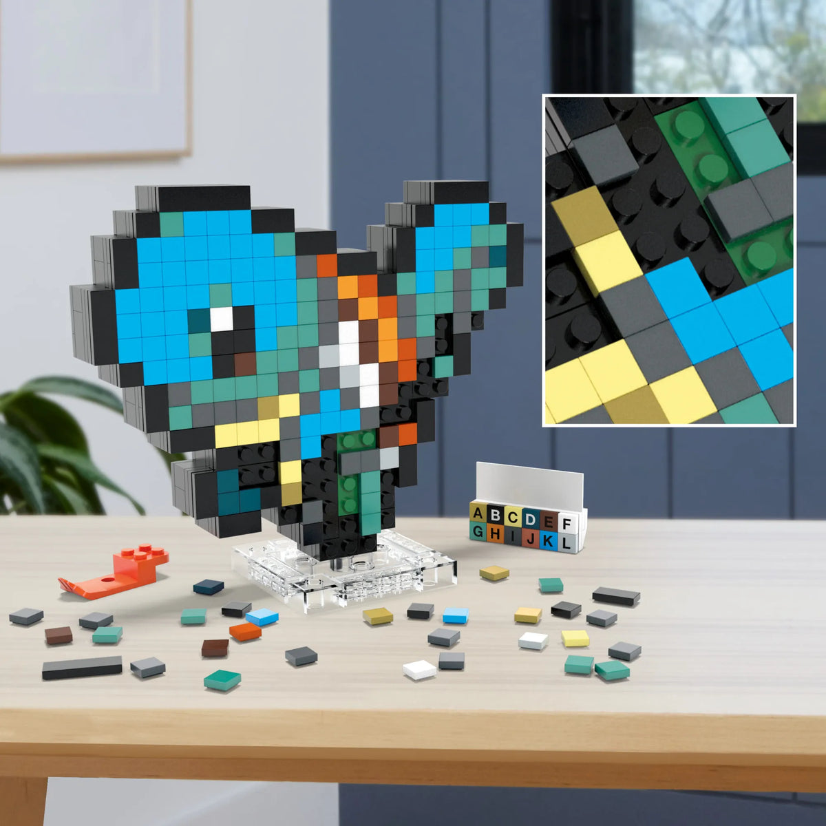 MEGA CONSTRUX kaladėlių rinkinys 367 el. POKEMON SQUIRTLE PIXEL ART
