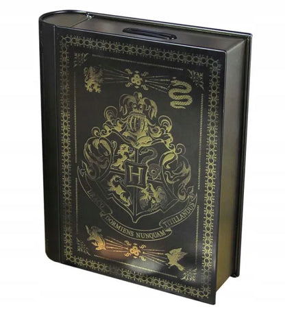 Metalinė taupyklė Harry Potter knyga 18 cm, dovana gerbėjui