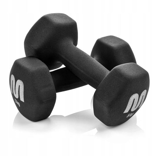 Meteor ketaus hantelių rinkinys 2x5 kg