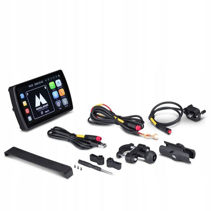 „Midland BikePlay PRO“ ekranas su „CarPlay“ ir „Android Auto“ motociklui