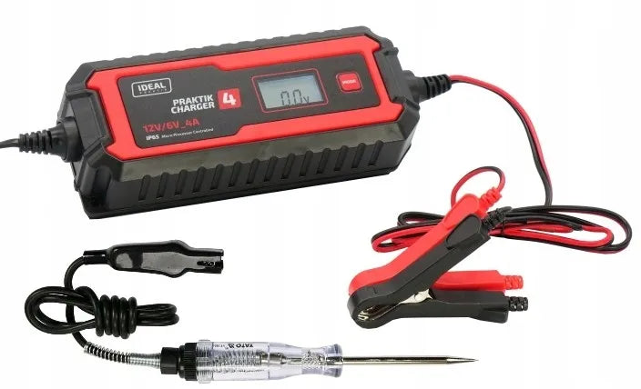 Mikroprocesorinis įkroviklis PRAKTIK CHARGER 4 6V/12V AGM GEL EFB IP65