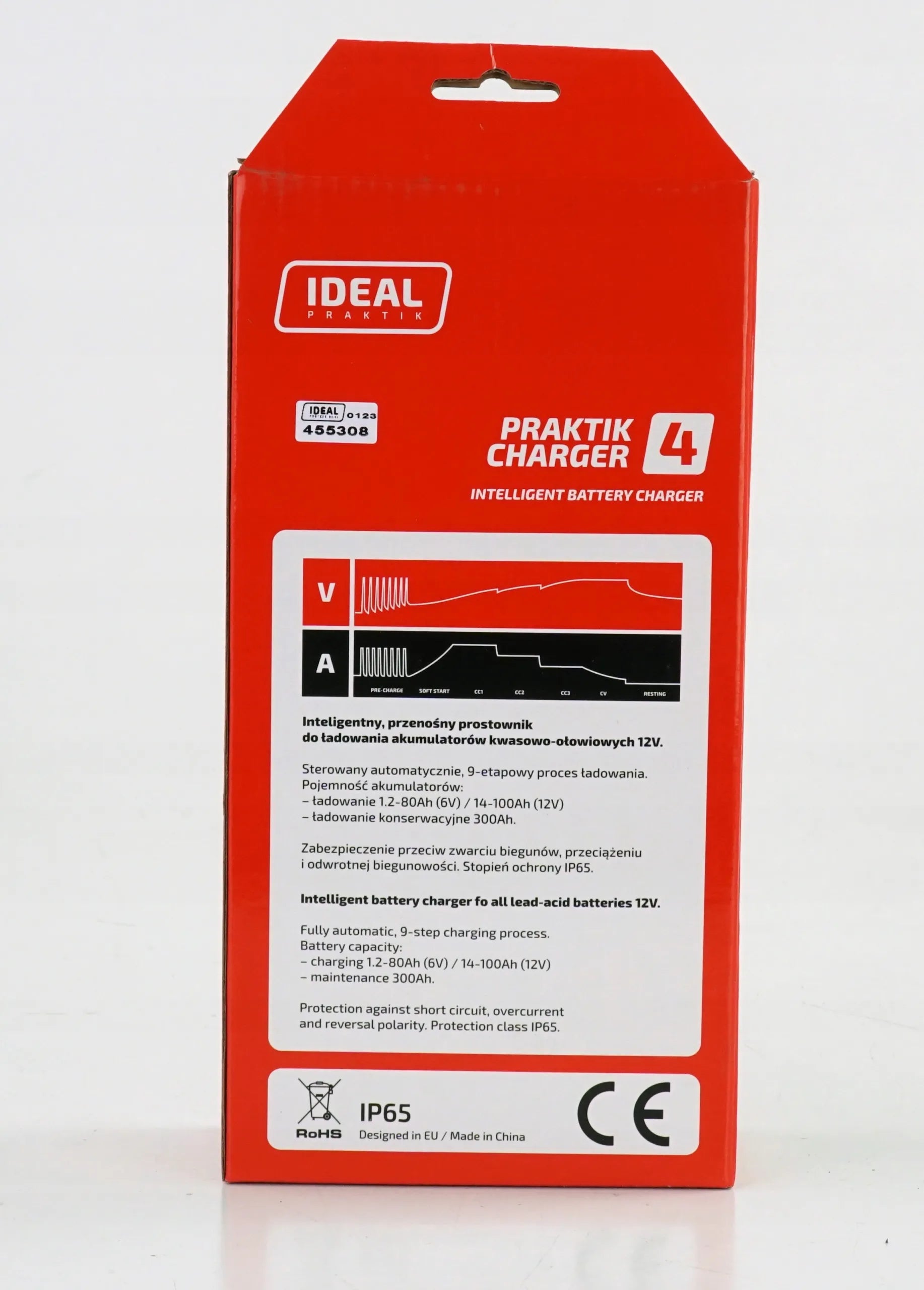 Mikroprocesorinis įkroviklis PRAKTIK CHARGER 4 6V/12V AGM GEL EFB IP65