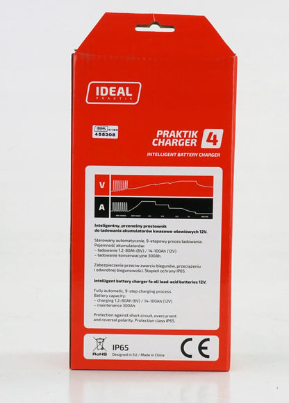 Mikroprocesorinis įkroviklis PRAKTIK CHARGER 4 6V/12V AGM GEL EFB IP65