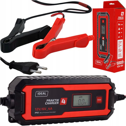 Mikroprocesorinis įkroviklis PRAKTIK CHARGER 4 6V/12V AGM GEL EFB IP65