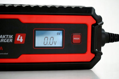 Mikroprocesorinis įkroviklis PRAKTIK CHARGER 4 6V/12V AGM GEL EFB IP65