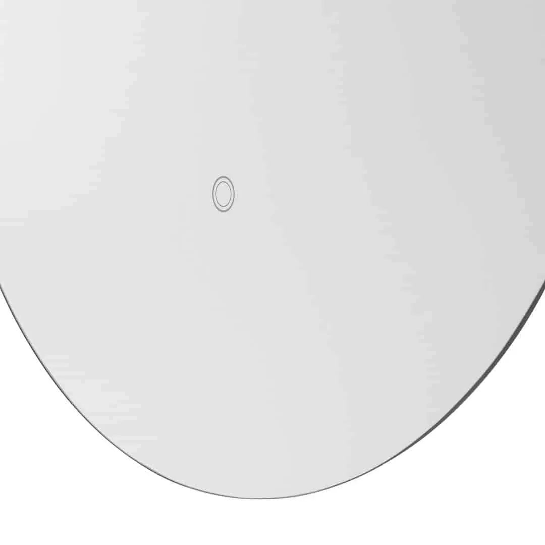 Milagro Belissa LED vonios veidrodis, 50 × 70 cm, reguliuojamas apšvietimas, CCT, IP44