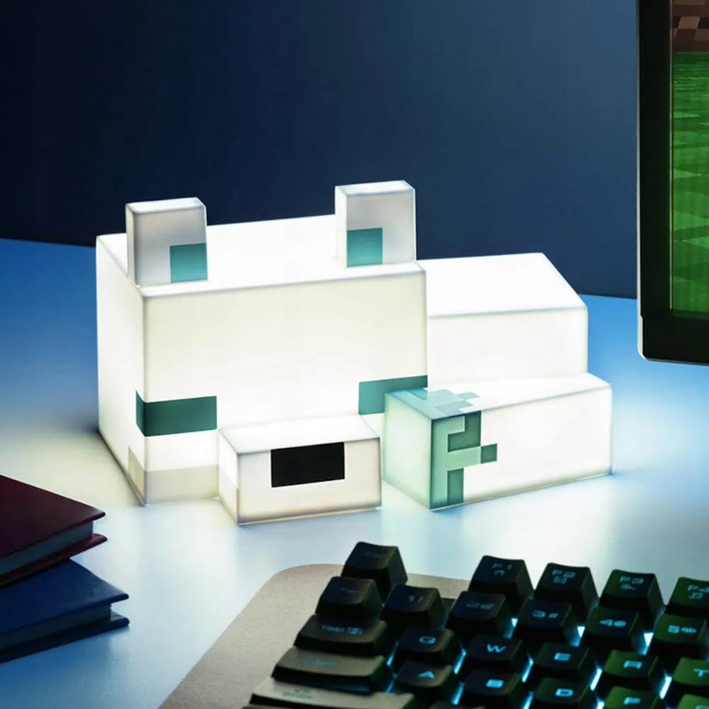 „Minecraft Arctic Fox“ naktinė lemputė – licencijuota dovana žaidimo gerbėjams