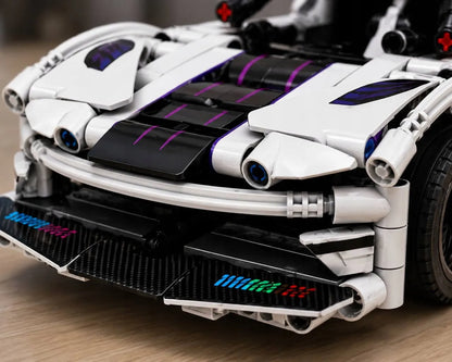 „MinGDi“ RC automobilio konstruktorius, 310 detalių, nuotolinis valdymas, 2,4 GHz