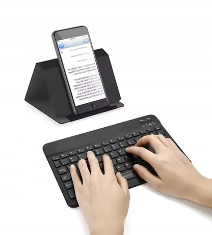 Mini belaidė „Bluetooth“ klaviatūra, nešiojama, skirta planšetei, „Smart TV“, kompiuteriui, „Slim“