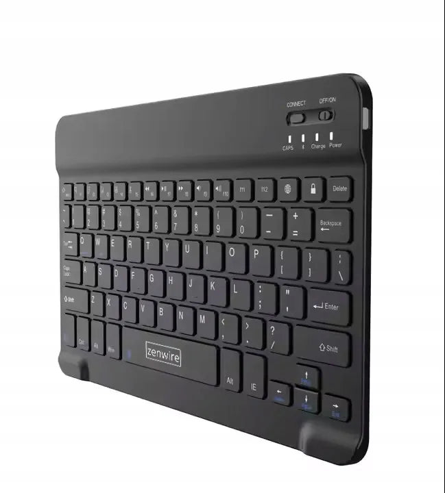 Mini belaidė „Bluetooth“ klaviatūra, nešiojama, skirta planšetei, „Smart TV“, kompiuteriui, „Slim“