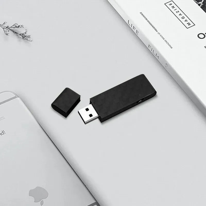 Mini diktofonas šnipinėjimo mažas diskretiškas pasiklausymo įrenginys USB atmintinė 32GB