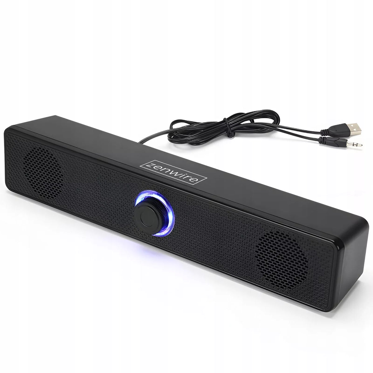 Mini kompiuterio garsiakalbiai 2.0 USB nešiojamam kompiuteriui, PC, LED 18W